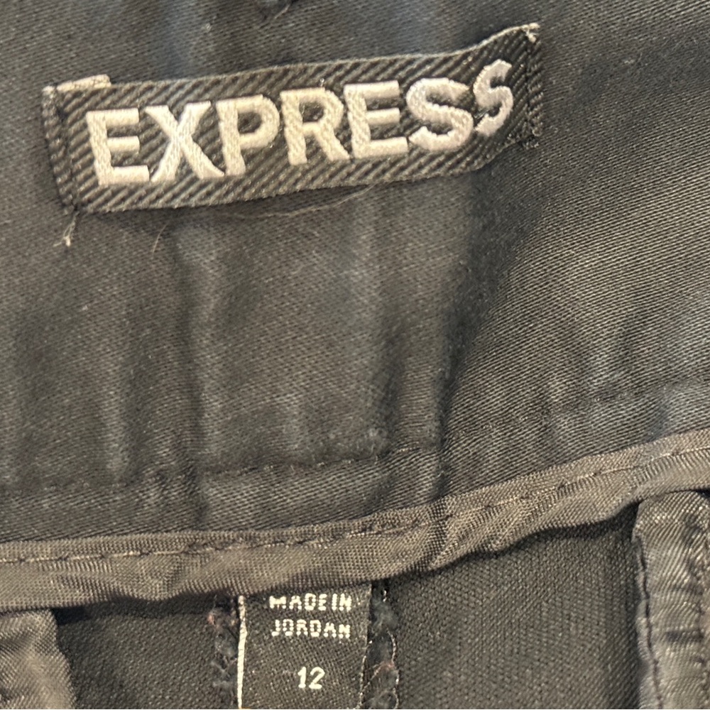 Express Black Casual Shorts Size 12 - Picture 7 of 16